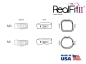 Preview: RealFit™ II snap - MI, combinación doble incl. tubo para Lip Bumper (diente 36) MBT* .022"