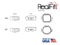 Preview: RealFit™ I - MS, combinación doble + cajetín palatal (diente 17, 16) MBT* .022"