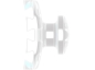 Preview: Clear Aligner Button / botones adhesivos transparentes, oval