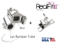 Preview: RealFit™ II snap - Kit introducción, MI, combinación doble incl. tubo para Lip Bumper + cajatín lingual (diente 46, 36) MBT* .018"
