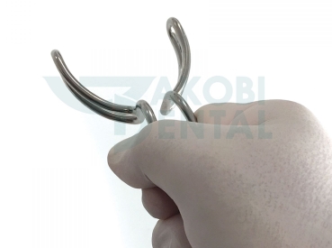 Retenedor flexible de vestíbulo para maxilar y mandíbula