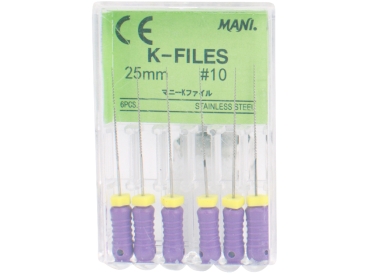 K-Files Mani 25mm Gr.010 6pcs.