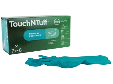 Touch N Tuff pdfr talla 7.5-8 verde 100pcs