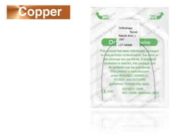 Níquel-titanio COPPER, Natural Form II, RECTANGULAR