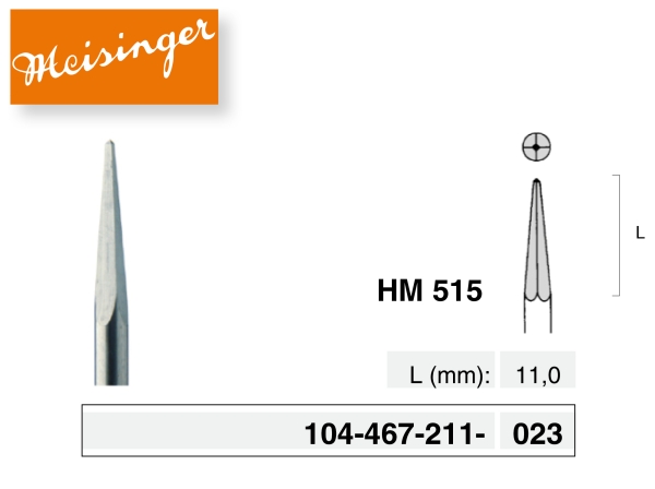 Fresa acrílica moldeada al vacío "HM 515" (Meisinger)