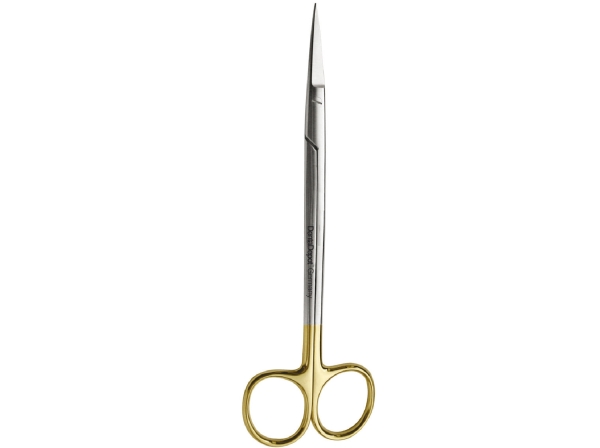 Tijeras quirúrgicas rectas Kelly, 160 mm, con insertos de metal duro(DentaDepot)