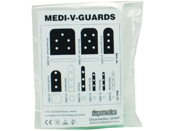 Medi-V-Guards verde 2,8mm 100pcs.