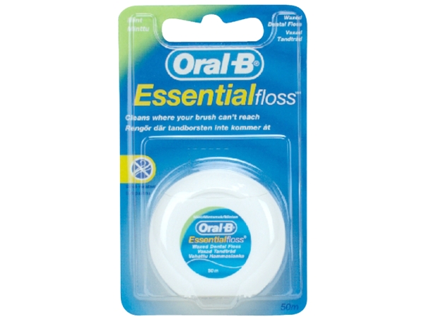 Oral-B Essentialfloss menta encerada 50m