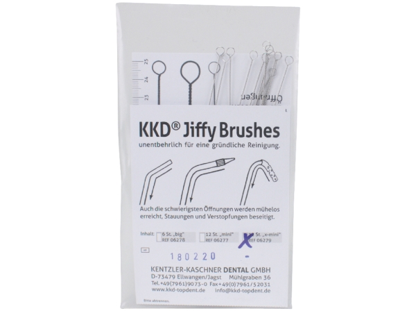 Jiffy Brushes x-mini KKD 12 piezas