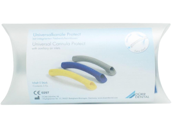 Cánula universal Protect azul 5pcs.