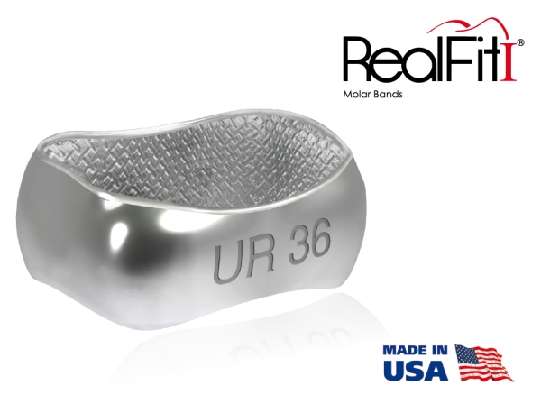 RealFit™ I - MS, combinación doble incl. tubo para Lip Bumper + cajetín lingual (diente 46) Roth .018"
