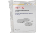 Placas de adherencia con ranuras f. MSF 50 piezas
