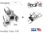 RealFit™ I - MS, combinación triple + cajetín palatal (diente 17, 16) Roth .018"
