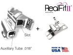 RealFit™ II snap - MS, combinación doble + cajetín palatal (diente 17, 16) Roth .022"