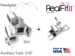 RealFit™ II snap - MS, combinación triple + cajetín palatal (diente 17, 16) MBT* .018"
